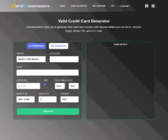 Cardgenerators.com(Cardgenerators) Screenshot