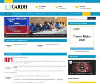 Cardh.org(Centre d’analyse et de recherche en droits de l’homme) Screenshot