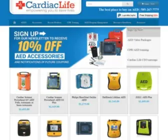 Cardiaclife.net(AED Defibrillator) Screenshot