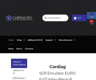 Cardiag.com(SCR emulators) Screenshot