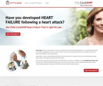 Cardiamp.com(CardiAMP Heart Failure Trial) Screenshot