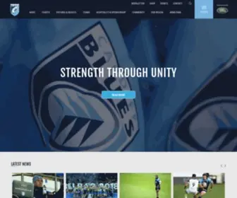 Cardiffblues.com(Cardiff Blues) Screenshot