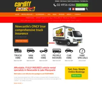 Cardiffrentacar.com.au(FULLY INSURED) Screenshot