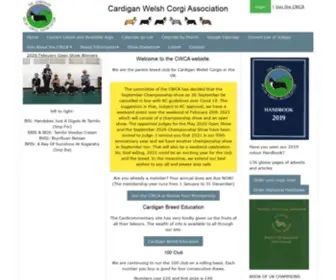 Cardiganwelshcorgiassoc.co.uk(The Cardigan Welsh Corgi Association Official Site. We are the only Club in the UK which) Screenshot