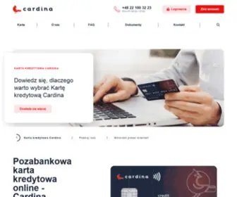 Cardina.pl(Pozabankowa karta kredytowa Online) Screenshot