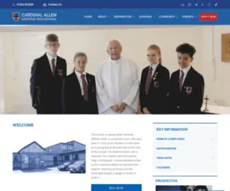 Cardinalallen.co.uk(Cardinal Allen) Screenshot