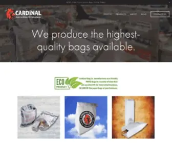 Cardinalbag.com(CARDINAL BAG CO) Screenshot