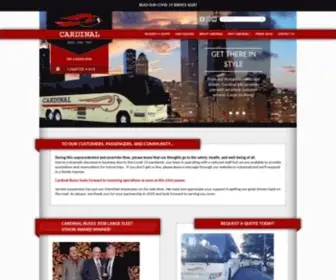 Cardinalbuses.com(Charter Bus) Screenshot
