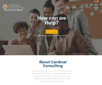 Cardinalcons.com(Full consulting services for the nonprofit industry) Screenshot