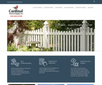 Cardinalfenceinc.com(Cardinal Fence & Supply) Screenshot