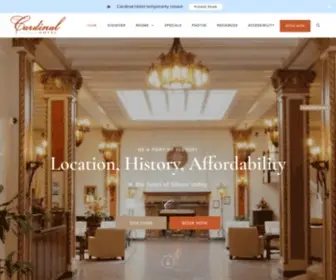 Cardinalhotel.com(The Cardinal Hotel) Screenshot