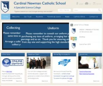 Cardinalnewmanschool.net(Cardinal Newman Catholic School) Screenshot