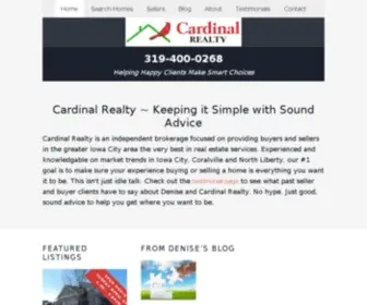 Cardinalrealtyiowacity.com(Cardinal Realty) Screenshot