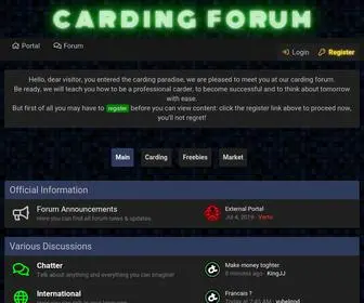 Carding.team(Carding Forum) Screenshot