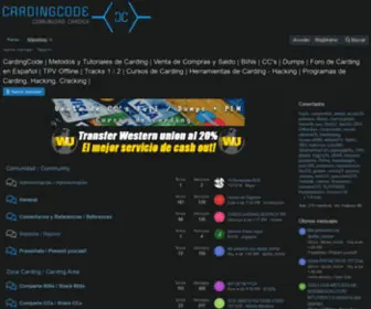 Cardingcode.com(Cardingcode) Screenshot