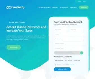 Cardinity.com(Accept payments online) Screenshot