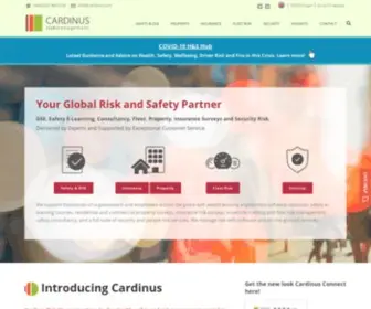 Cardinus.com(Health, Safety and Risk Management Specialists) Screenshot