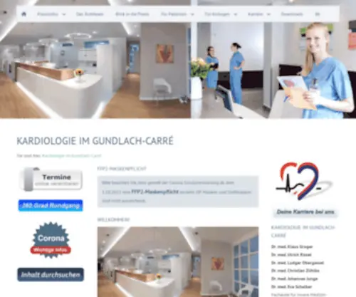 Cardio-Bielefeld.de(Wir sind ein Medizinisches Versorgungszentrum (MVZ)) Screenshot