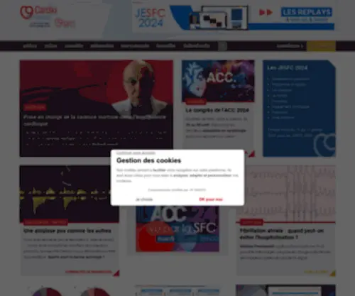 Cardio-Online.fr(Cardio Online) Screenshot