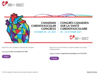 Cardiocongress.org(The Canadian Cardiovascular Congress (CCC)) Screenshot