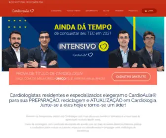 Cardioaula.com.br(CardioAula Cursos de Cardiologia) Screenshot