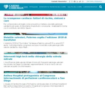 Cardiochirurgia.com(Il portale dedicato al cuore) Screenshot