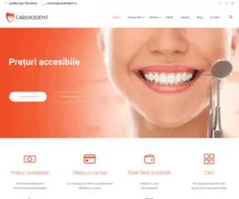 Cardiodent.ro(Cabinet Stomatologic CardioDent) Screenshot