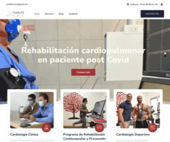 Cardiofit.com.mx(Clínica de Cardiología) Screenshot