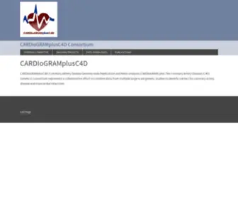 Cardiogramplusc4D.org(CARDIoGRAMplusC4D Consortium) Screenshot
