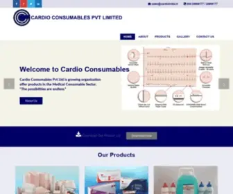 Cardioindia.in(Cardio Consumables Pvt Ltd) Screenshot