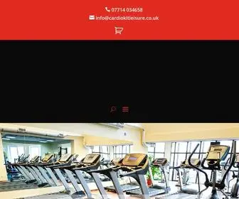 Cardiokitleisure.co.uk(Used Gym Equipment) Screenshot