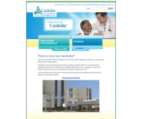 Cardiolite.com(Browser Detect) Screenshot