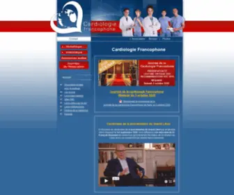 Cardiologie-Francophone.com(Cardiologie francophone. Ressources audio et vidéo en cardiologie) Screenshot