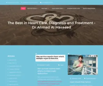 Cardiologist.ae(Dubai Cardiologists Heart Doctor UAE Blood pressure Cholestrol) Screenshot