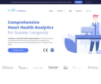 Cardiolyse.com(Predictive Cardiac Analytics Platform) Screenshot