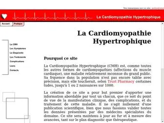 Cardiomyopathie.org(Page d'entraide) Screenshot