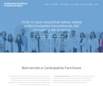 Cardiopatiasfamiliares.es(Cardiopatias familiares) Screenshot