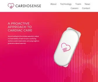 Cardiosense.com(cardiosense) Screenshot