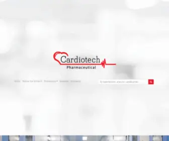 Cardiotech.com.do(Cardiotech Pharmaceutical) Screenshot