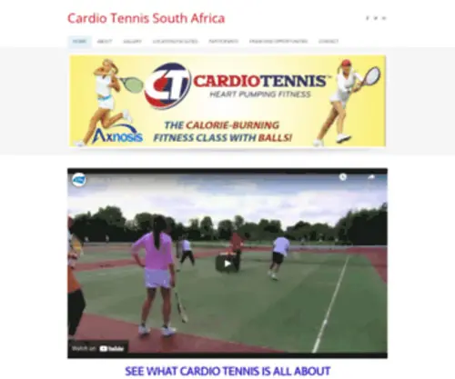 Cardiotennissa.co.za(Cardio Tennis South Africa) Screenshot