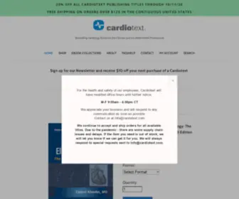 Cardiotext.com(Cardiotext Publishing) Screenshot