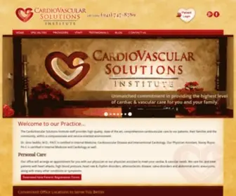 Cardiovascularsolutionsinstitute.com(CardioVascular Solutions Institute) Screenshot