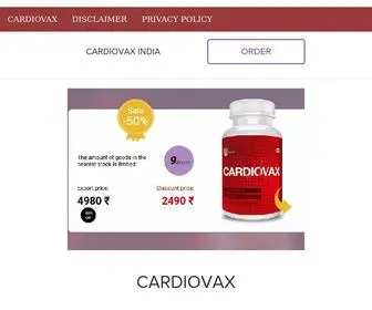 Cardiovax.in(Cardiovax now in India Price) Screenshot