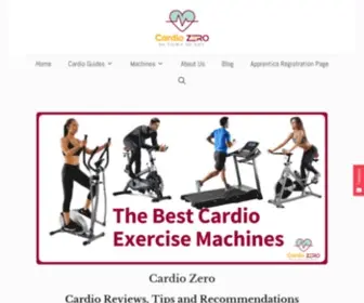 Cardiozero.com(Cardiozero Home) Screenshot