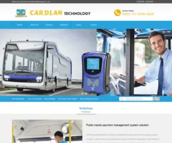 Cardlangroup.com(Bus validator and ticket validator with smart card reader and barcode scanner) Screenshot