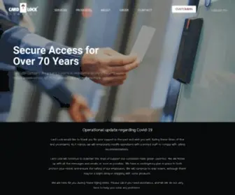 Cardlockcompany.com(Card Lock) Screenshot