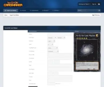 Cardmaker.net(Yugioh Card Maker) Screenshot