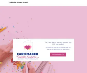 Cardmakersuccesssummit.com(Helping Card Makers Elevate Their Craft) Screenshot