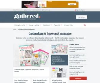 Cardmakingandpapercraft.com(The UK's best site for cardmaking) Screenshot