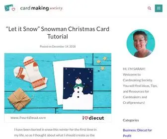 Cardmakingsociety.com(Cardmaking Society) Screenshot